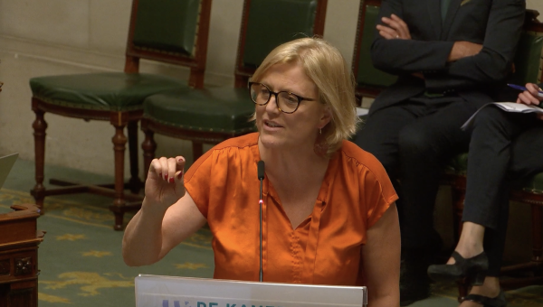 Sofie Merckx à la Chambre