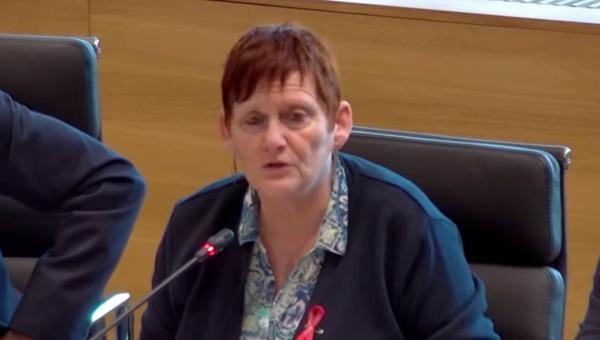 Alice Bernard au Parlement wallon