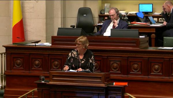 Sofie Merckx intervient à la Chambre