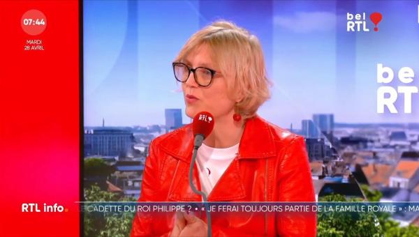 Sofie Merckx au micro de BelRTL