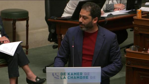 Nabil Boukili à la Chambre