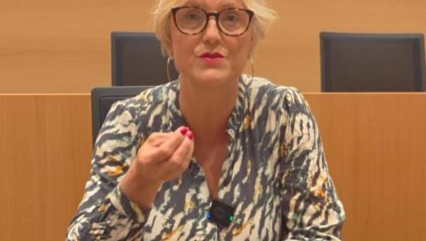 Sofie Merckx au parlement